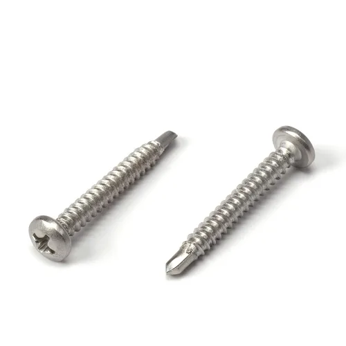 Miniatura 39 de THE CIMPLE CO Tornillo de cabeza hexagonal autorroscante/perforación, tamaño #14, 1 pulgada de longitud, acero inoxidable 410 con cabezal