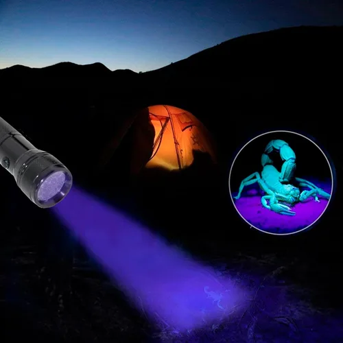 Miniatura 5 de HQRP 365 nM linterna/luz negra para la inspección de vidrio, falsificación del arte/pruebas de reparación, inspección antigua, detección de tintas