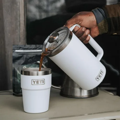 Miniatura 6 de YETI Rambler - Cafetera de prensa francesa de 34 onzas, color rojo rescate