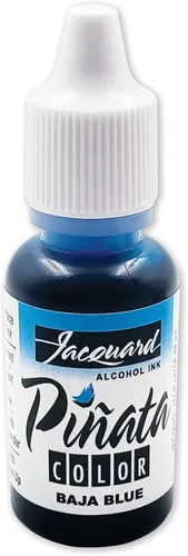 Jacquard Pinata - Tinta de alcohol color azul (Baja Blue) - Tinta profesional y versátil que proporciona resultados saturados y sin ácidos - 14.8 ml