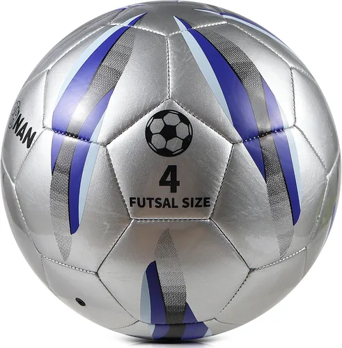 Miniatura 2 de TPU Futsal Ball Size 4 – Low Bounce Indoor Soccer Ball Training, Reinforced Stitching, Youth and Adult