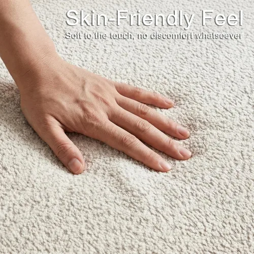 Miniatura 4 de Sofá curvado compacto de 69 pulgadas para espacios pequeños y apartamentos, sofá boucle de estilo japonés, sofá minimalista de 2 plazas con marco