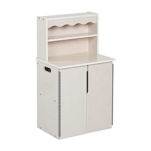 Miniatura 13 de ECR4Kids Cocina de Juguete Armario de Almacenamiento, Juguete de Madera, Natural