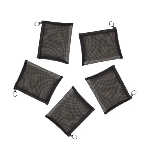Miniatura 17 de Patu Bolsas de malla con cremallera, organizador de accesorios cosméticos de maquillaje de belleza, kit de aseo de viaje, bolsa de almacenamiento, 5