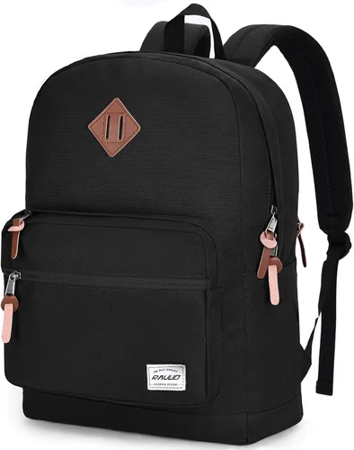 RAVUO Mochila escolar para adolescentes, niños y niñas, grande de 20 litros, resistente al agua, 15.6 pulgadas, con bolsillo trasero antirrobo, 10