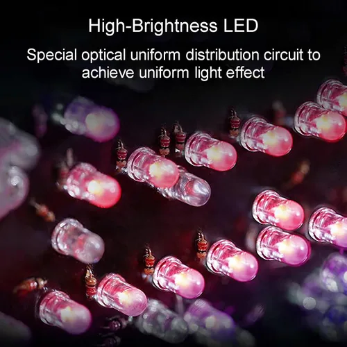 Miniatura 2 de Semáforo LED industrial de 7.874 in (8 pulgadas), 3 luces rojas, amarillas, verdes, luz de señal de tráfico para PC, carcasa de PC, impermeable
