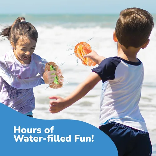 Miniatura 4 de ArtCreativity Juguetes de agua de frutas – Juego de 3 – Juguetes de baño esponjosos para niños – Colores vibrantes con 3 diseños diferentes