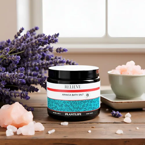 Miniatura 2 de Plantlife Arnica Relieve Sales de baño minerales – Fabricado con árnica y aceites esenciales 100% puros – Los productos Relieve son una solución