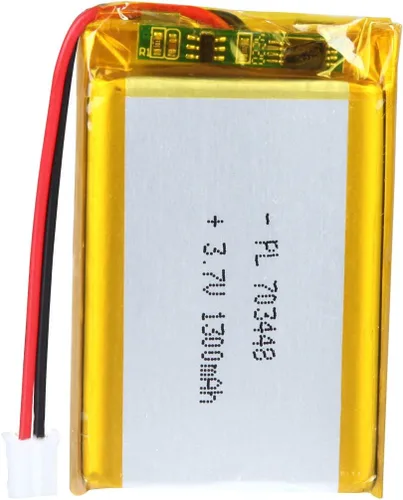 Miniatura 24 de 3.7V 2000mAh Batería 103450 Li-ion Li-ion recargable Li-ion Li-Po Batería con 2P PH 0.079 in Pitch Connector