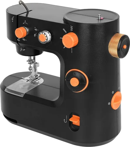 Miniatura 6 de Máquinas de coser pequeñas, máquina de coser portátil para principiantes con 12 puntadas integradas y costura inversa, máquina de reparación