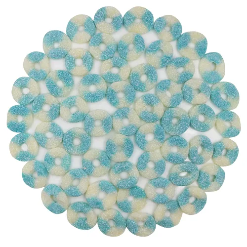 Miniatura 3 de American Best Food Anillos de goma (2.5 libras), frambuesa azul