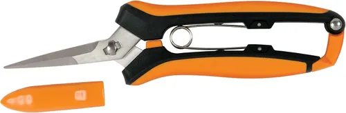 Miniatura 15 de Fiskars 399241-1002 Tijeras de podar con micro puntas, cuchillas antiadherentes, 2 unidades, naranja