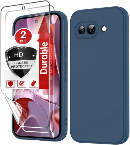 Miniatura 13 de LeYi Funda para Google Pixel 6A, Funda para Google Pixel 6A [6.1"] con Paquete de 2 Protectores de Pantalla de Vidrio Templado, Funda de Silicona