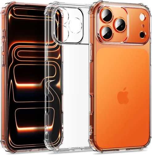 Miniatura 8 de Funda transparente para iPhone 12 Pro Max, ultrafina, flexible, resistente a los arañazos, gel de TPU de goma suave de silicona protectora