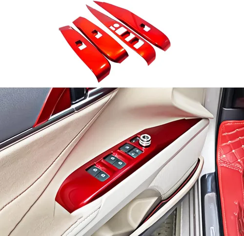 Miniatura 10 de Rifoda Para Camry Co-Piloto Guantera Lateral Panel de Interruptor Decoración Material ABS Ajuste para Toyota Camry 2018 2019 2020 2021 2022