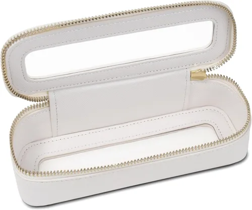 Miniatura 34 de Juego de bolsas de maquillaje transparentes de viaje, bolsa de cosméticos aprobada por la TSA con cremallera, bolsa de maquillaje portátil, bolsa