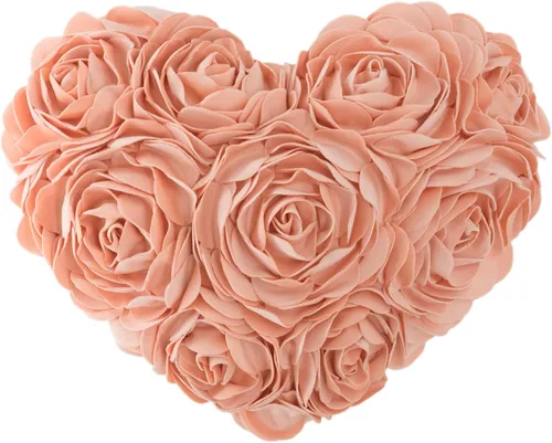 Miniatura 20 de JWH - Funda de cojín para el día de San Valentín con forma de corazón y diseño estético de flores en 3D, funda de cojín de terciopelo, decoración