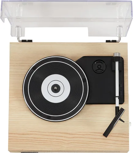 Miniatura 5 de Tocadiscos Crosley CR6042A-NA Scout de 3 velocidades con Bluetooth y bocinas integradas, color natural
