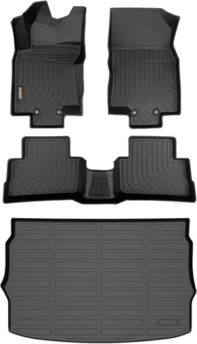 Miniatura 55 de Alfombrillas y forro de carga para Jeep Grand Cherokee L 2021-2025 (solo para 6 plazas sin consola central), alfombrillas de automóvil TPE para todo