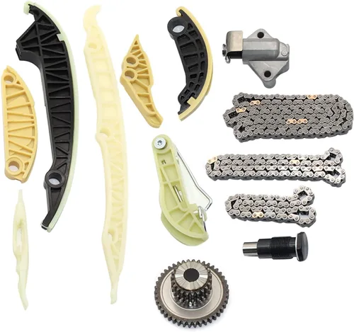 Miniatura 4 de FZJDSD Kit de cadena de distribución compatible con Volkswagen Jetta Passat Golf Beetle 2013 2014 2015 2016 2017# 06H109469AE 06K109467A8KB