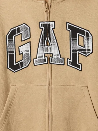 Miniatura 25 de GAP Sudadera con capucha y cremallera completa con logotipo para niños