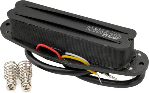 Miniatura 6 de Juego de pastillas Wilkinson WOTBS Hot Rails de cerámica, bobina única, tamaño humbucker, para puente de guitarra eléctrica Strat Stratocaster