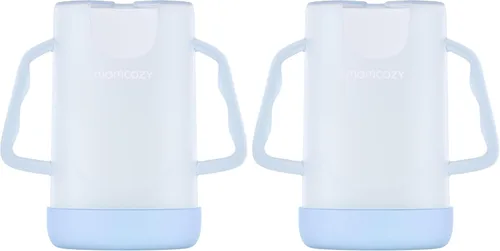 Miniatura 11 de Momcozy Soporte para bolsa de bebé sin apretar, soporte para caja de alimentos y jugos para bebés, sin desorden, fácil agarre para autoalimentación
