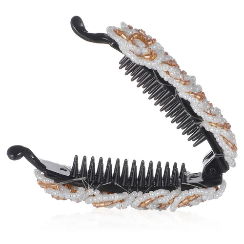 Miniatura 4 de minkissy Pinza para el cabello, pinzas de plátano para cabello grueso y delgado, soporte para cola de caballo para el cabello, diseño de clip