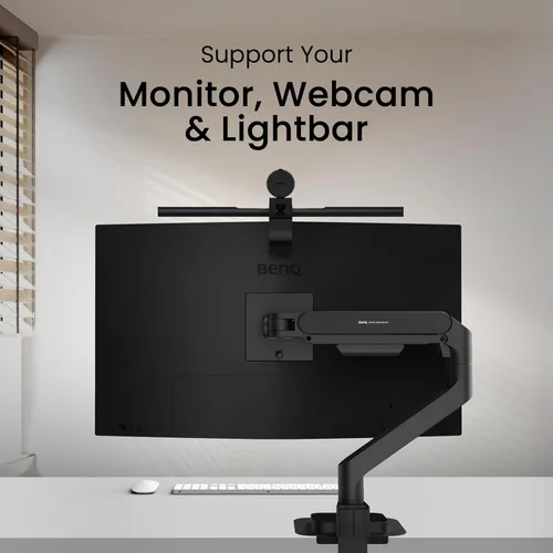 Miniatura 10 de BenQ BSH01 Ergo Brazo de Monitor - Soporte de Monitor con Resorte de Gas para Pantallas de hasta 45'' y 44 libras, Instalación Rápida, Sin Descenso