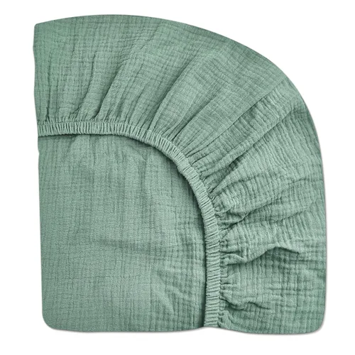 Miniatura 26 de Pack and Play Sábanas para bebés, niños y niñas, 39 x 27 x 3 pulgadas, muselina neutra de algodón, paquete N Play, sábana con estilo bohemio