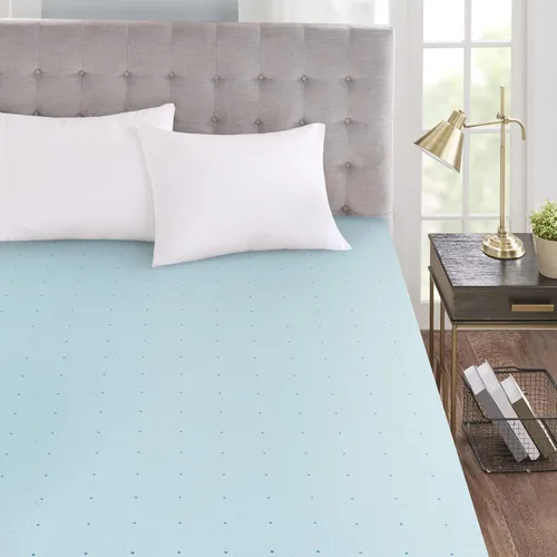 Miniatura 3 de Sleep Philosophy - Protector de colchón de espuma viscoelástica con gel, apto para todas las estaciones, lujoso e hipoalergénico