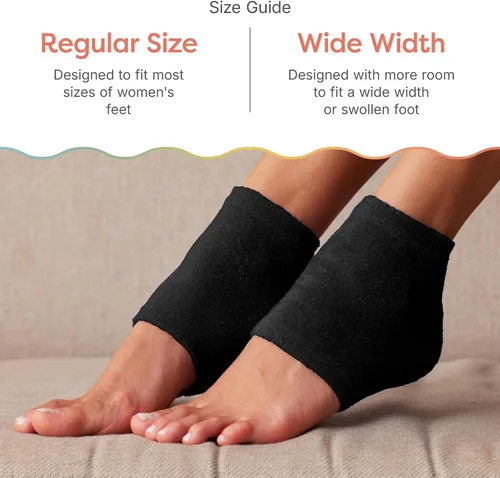 Miniatura 7 de ZenToes Calcetines Hidratantes para el Tratamiento de Talones Agrietados, Calcetines para Talones con Vitamina E, Aceite de Oliva y Aceite de Negro