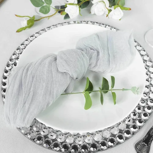 Miniatura 27 de Efavormart - Camino de mesa de gasa verde salvia de 10 pies, tela de gasa de 120 pulgadas para bodas de jardín botánico, eventos de primavera