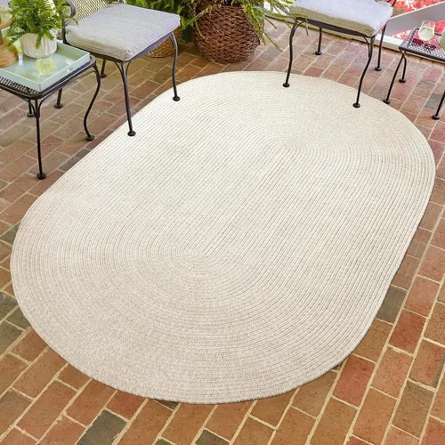 Miniatura 31 de Superior Alfombra de área grande para interiores y exteriores, reversible, trenzada, decoración del piso del hogar para sala de estar, cocina