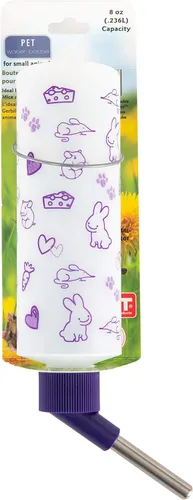 Miniatura 8 de Lixit Botellas de agua resistentes a la intemperie para conejos, hurones, hámsters de cobaya y otros animales pequeños. (16 onzas)