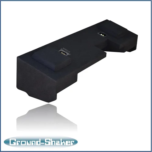 Miniatura 4 de Caja de subwoofer dual de 12 pulgadas para Silverado Extended Cab 2007-2018 Caja de altavoz de subwoofer Ground Shaker