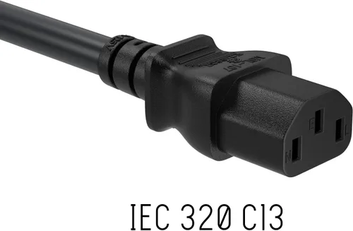 Miniatura 4 de Cable Leader Cable de alimentación de CA de 18 AWG, IEC320 C13 a NEMA 5-15P, cable de alimentación de 3 clavijas resistente de 125 V 10A/15 A