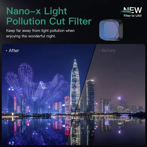 Miniatura 6 de Mini 3 filtros ND, juego de filtros ND compatibles con accesorios DJI Mini 3/Mini 3 Pro, paquete de 6 (CPL, Natural Night, ND16, ND32, ND64, ND256)