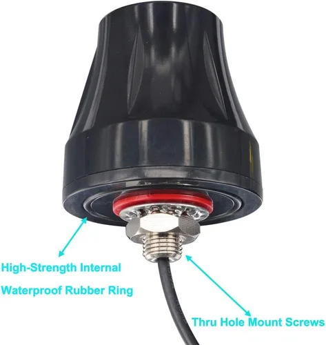 Miniatura 8 de Antena SMA impermeable 4G LTE mejorada para montaje en pared al aire libre, cable moldeado resistente de 10 pies para SPYPOINT Cell Link/Link Micro