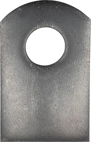 Pestañas de soldadura, lengüetas de acero, soportes de lengüeta plana, 1 pulgada de ancho, 1 .5 pulgadas de alto, orificio de 3/8 pulgadas, grosor
