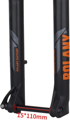 Miniatura 3 de BOLANY 27.5/29 pulgadas Horquilla de suspensión de bicicleta 1.339 in Puntos de 1-1/8 pulgadas Dirección recta/cónico Doble hombro a través del eje