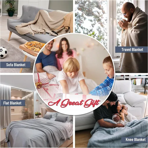 Miniatura 7 de Manta personalizada con imagen/foto – Manta de franela personalizada para mujeres y hombres – Manta personalizada para regalos de Navidad, San Solo