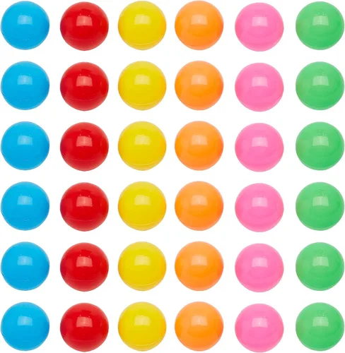 Miniatura 4 de Amazon Basics - Bolas de plástico para piscinas sin BPA con bolsa de almacenamiento, 1000 bolas (2.3 pulgadas de diámetro), colores brillantes
