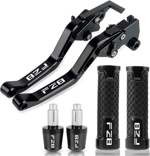 Miniatura 7 de Embrague Accesorios de motocicleta CNC Palanca de embrague de freno Manillar Manillar Agarres extremos para FZ8 FZ-8 2010-2018 2017 2016 2015 2014