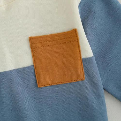 Miniatura 164 de Conjunto de ropa de otoño e invierno para bebé y niño, sudadera larga con capucha y pantalones para niños pequeños, 6, 12, 18, 24 meses, 2T
