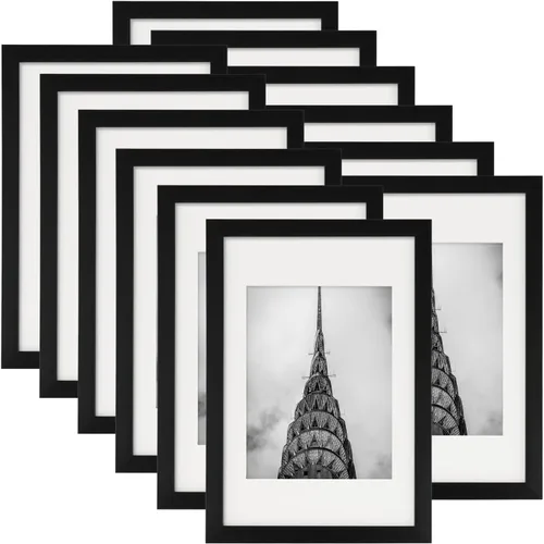 Miniatura 14 de Marcos para fotos de 4 x 6 pulgadas negros, juego de 12 para decoración de pared, galería, collage, marcos para fotos o exhibición en mesa