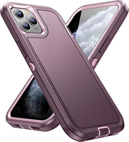 Miniatura 9 de Funda para iPhone 11 Pro Max para hombre, híbrida a prueba de caídas resistente, resistente, a prueba de golpes, ajuste delgado, funda protectora