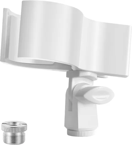 Miniatura 11 de BILIONE 2 piezas de clip versátil para micrófono, soporte ajustable para micrófonos con rango de diámetro exterior de 1.26" desde 2.3", con Negro