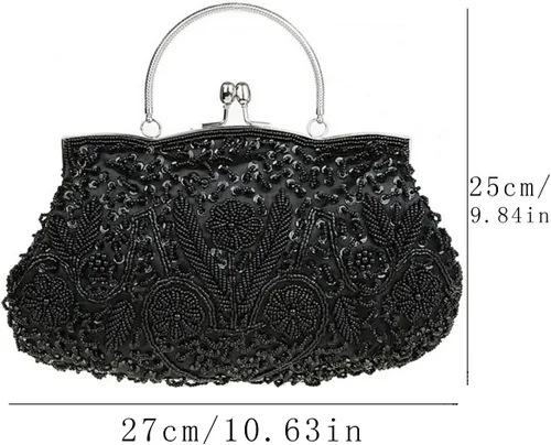 Miniatura 5 de Bolso de noche del bolso de la boda del bolso de la boda de las lentejuelas del embrague para el partido