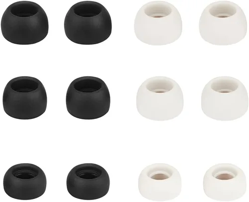 Miniatura 8 de Puntas de repuesto para auriculares compatibles con Samsung Galaxy Buds Pro – Puntas de silicona para los oídos, Eartips S M L 6 pares plateado
